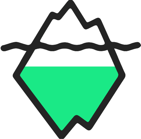 Climeta iceberg illustration